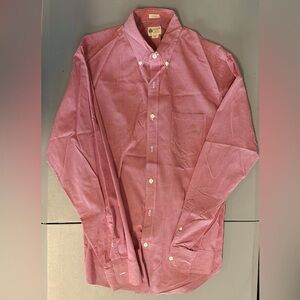 J. Crew Red Gingham Plaid Button Down - Tailored Fit M